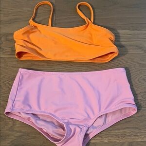 GAP Kids Swim Bikini in Orange and Pink